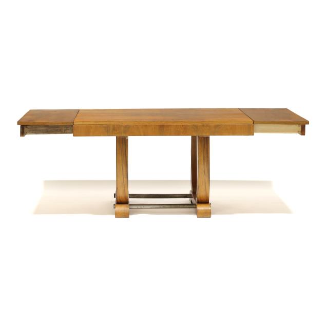 art-deco-burl-walnut-dining-table-with-two-leaves