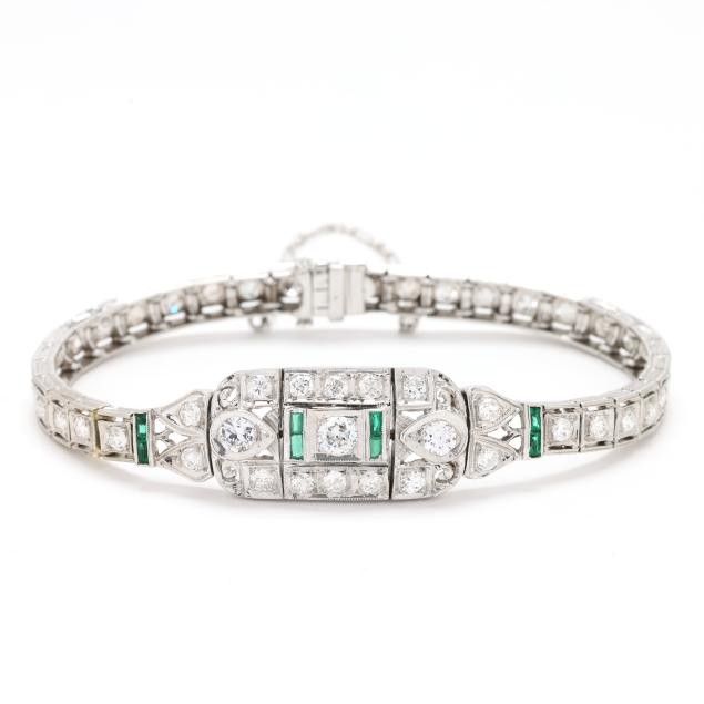 art-deco-white-gold-and-diamond-bracelet