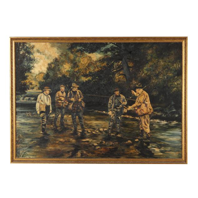 american-school-mid-20th-century-large-fly-fishing-scene