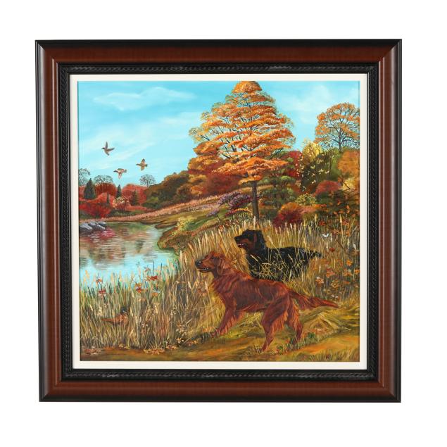 sharon-densmore-nc-two-setters-on-an-autumn-day