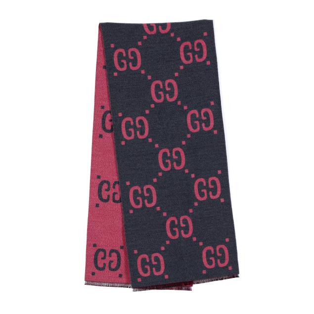 pink-and-gray-wool-blend-scarf-gucci