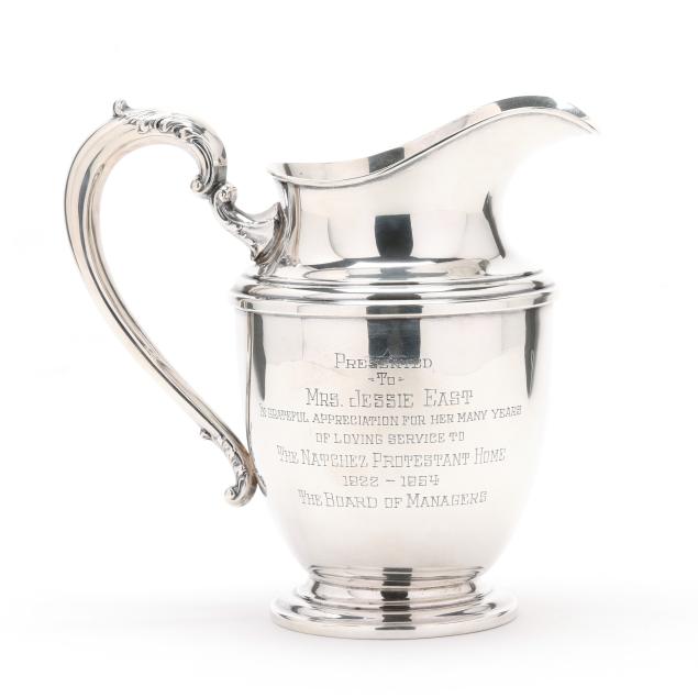 whiting-sterling-silver-presentation-water-pitcher