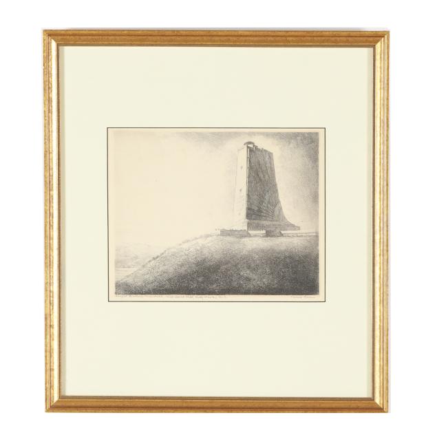 louis-orr-american-1879-1961-i-wright-brothers-memorial-kitty-hawk-north-carolina-i