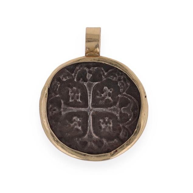 gold-and-ancient-silver-coin-replica-pendant