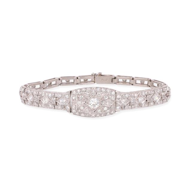 art-deco-platinum-and-diamond-bracelet