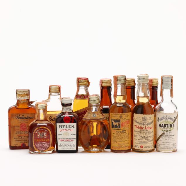 amazingly-aged-scotch-whiskey-mixed-lot-12-miniatures
