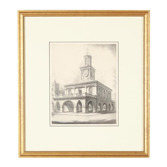 louis-orr-american-1879-1961-i-the-old-market-fayetteville-north-carolina-i
