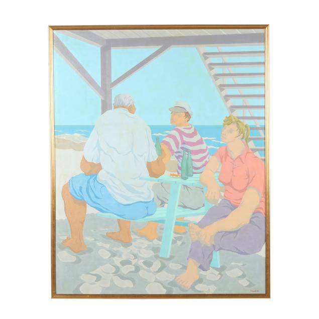 claude-howell-american-1915-1997-i-beneath-the-pier-i