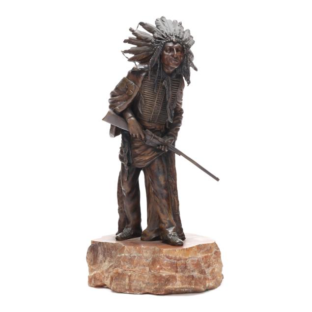carl-kauba-austrian-american-1865-1922-bronze-model-of-an-indian-chief