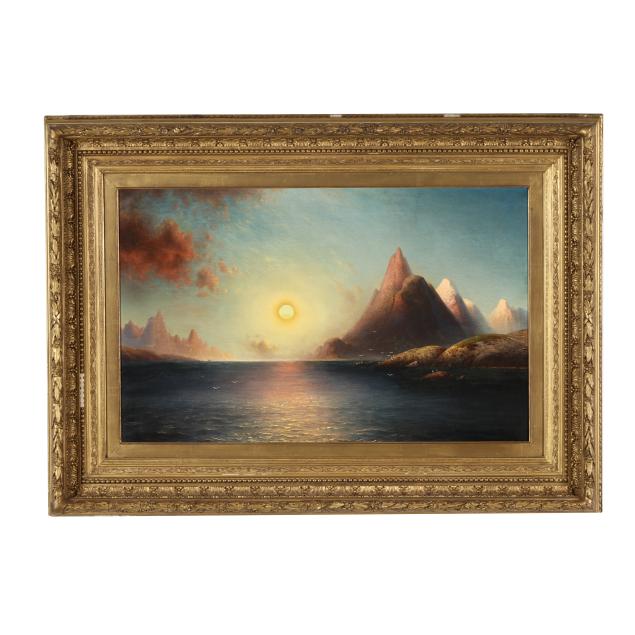 magnus-thulstrup-bagge-norwegian-1825-1894-i-midnight-sun-with-the-islands-in-lofoten-i