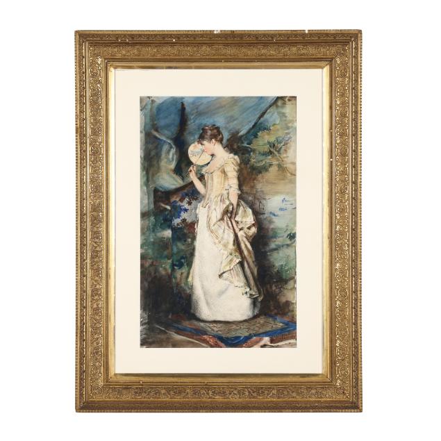 frederick-warren-freer-american-1849-1908-woman-with-japanese-fan