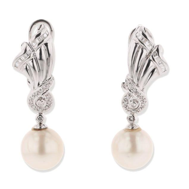 white-gold-pearl-and-diamond-earrings
