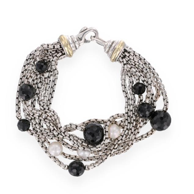 silver-gold-black-onyx-and-pearl-multi-strand-bracelet-david-yurman