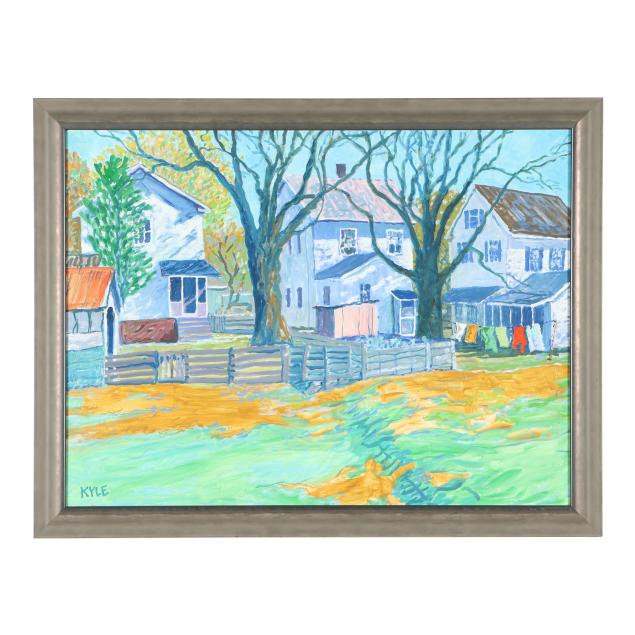 kyle-highsmith-american-b-1947-stretch-of-backyards
