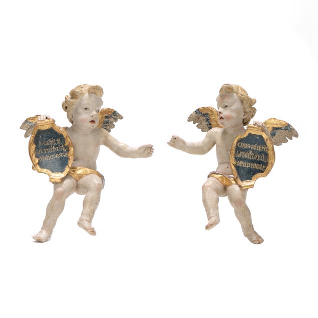 pair-of-baroque-carved-and-polychromed-ecclesiastical-putti