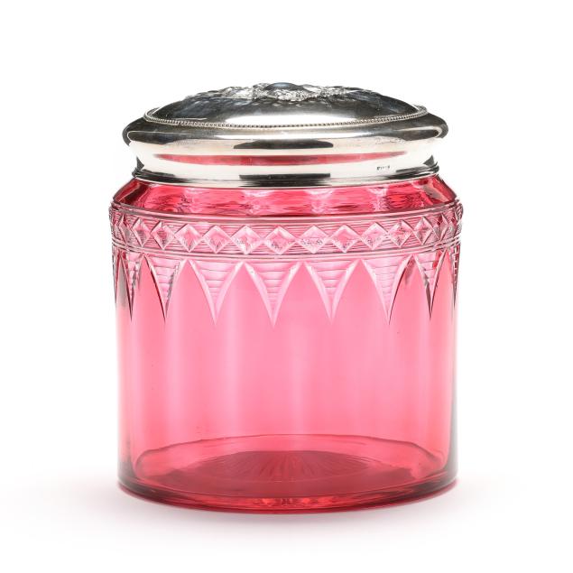 pink-cut-glass-and-sterling-silver-humidor