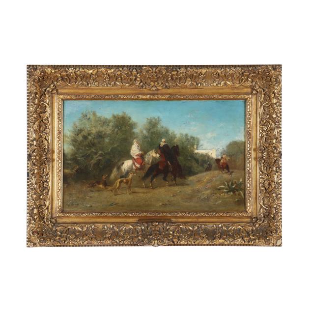 eugene-fromentin-french-1820-1876-arabs-on-horseback