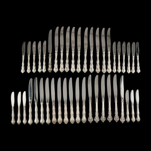 collection-of-44-american-sterling-silver-knives