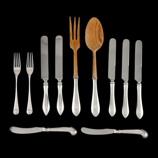 collection-of-sterling-silver-flatware