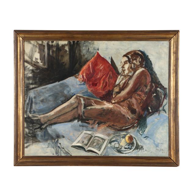imre-goth-hungarian-1893-1982-dreaming-woman