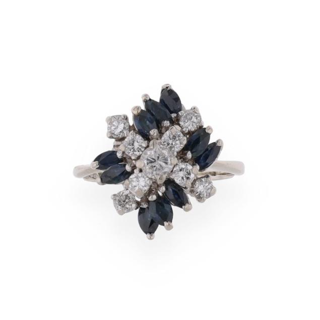 white-gold-diamond-and-sapphire-ring