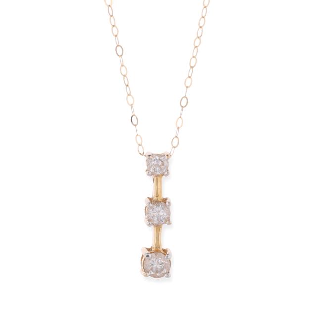 gold-and-diamond-three-stone-necklace
