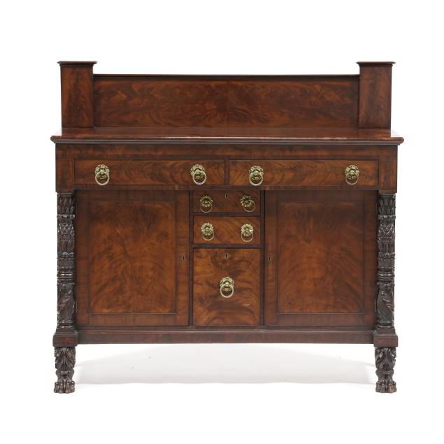 mid-atlantic-classical-carved-mahogany-sideboard