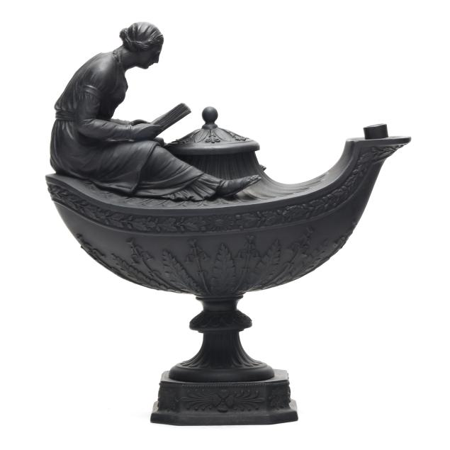 wedgwood-black-basalt-vestal-reading-lamp-with-cover