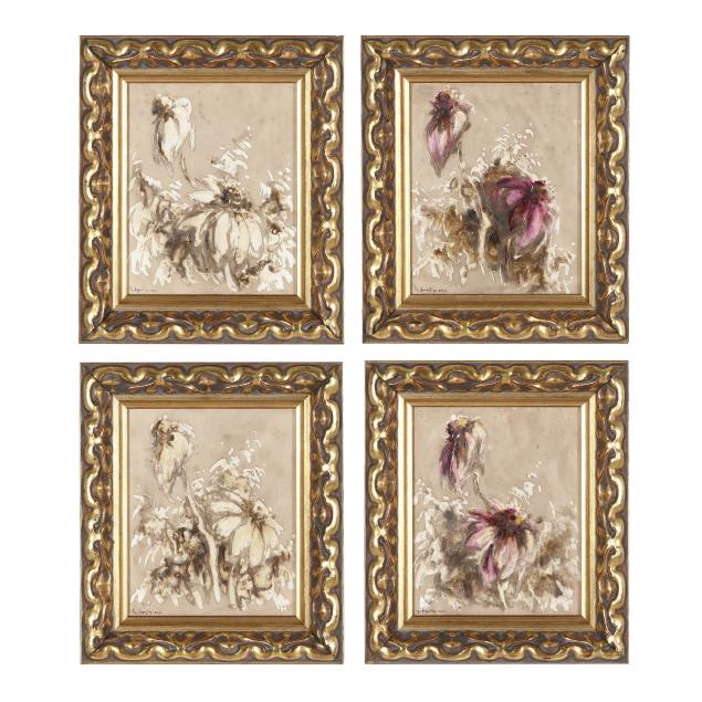 ly-argeytiyz-late-20th-century-set-of-four-framed-abstract-paintings