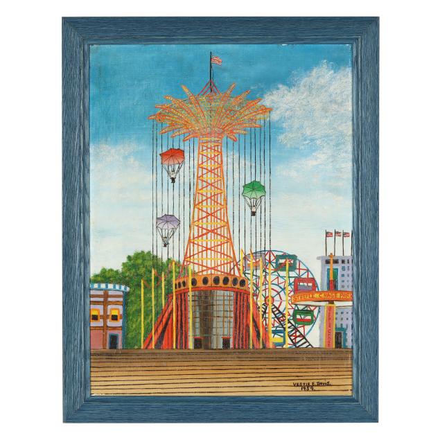 vestie-davis-american-1903-1978-i-parachute-jump-at-coney-island-i