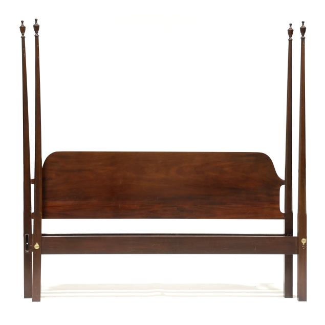councill-craftsmen-federal-style-mahogany-tall-post-king-sized-bed