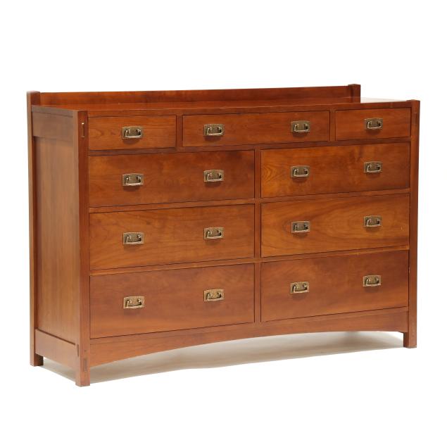 stickley-mission-style-cherry-chest-of-drawers