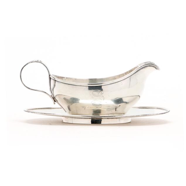 arts-and-crafts-sterling-silver-sauce-boat-and-underplate-by-arthur-stone