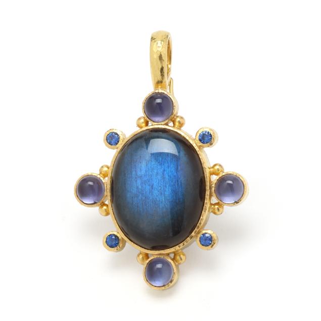gold-labradorite-moonstone-and-sapphire-pendant-elizabeth-locke