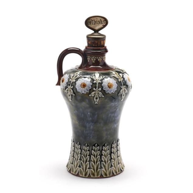 antique-royal-doulton-lambeth-whiskey-flagon