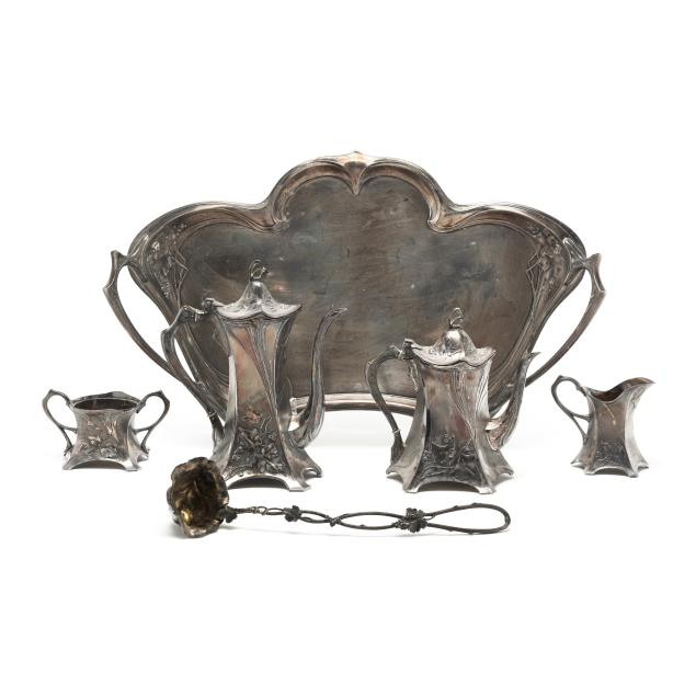 art-nouveau-silver-plated-tea-and-coffee-service