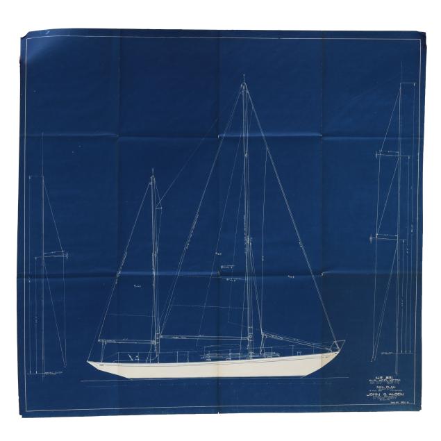 john-g-alden-american-1884-1962-original-sailing-yacht-blueprint-1948