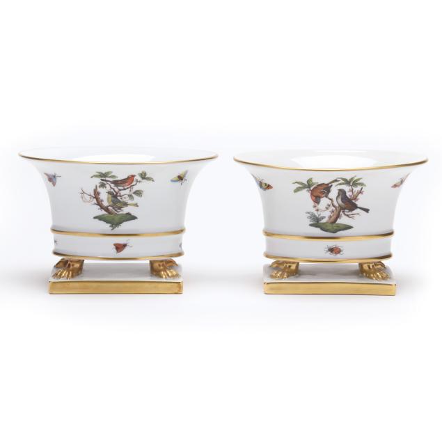 pair-of-herend-i-rothschild-bird-i-oval-footed-urns