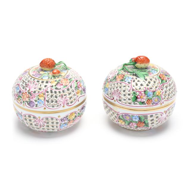 pair-of-herend-reticulated-lidded-baskets