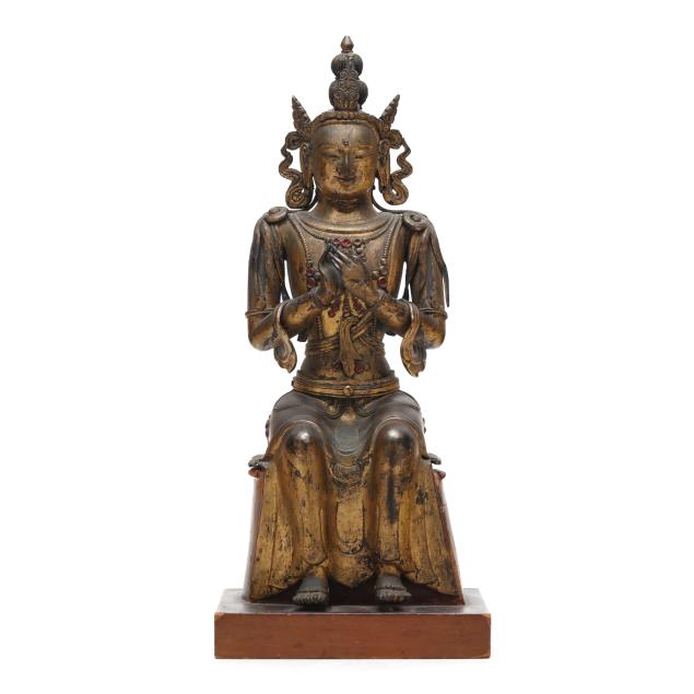 a-himalayan-gilt-bronze-figure-of-maitreya