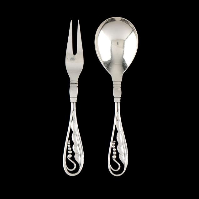 georg-jensen-i-ornamental-i-sterling-silver-serving-fork-and-spoon-set