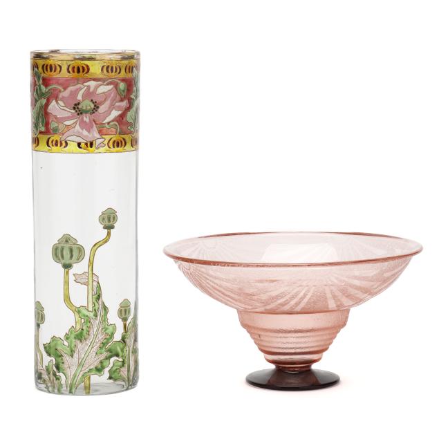 two-pieces-of-art-nouveau-european-art-glass