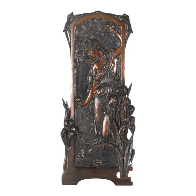 art-nouveau-metal-plaque