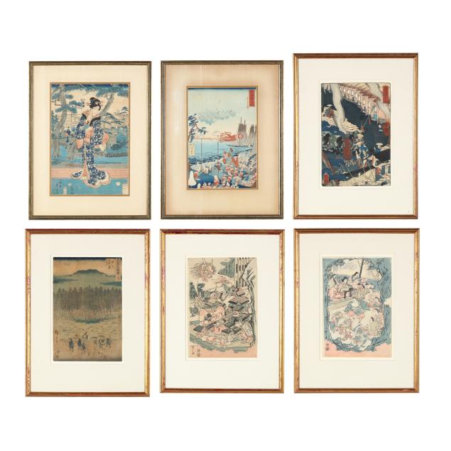 a-group-of-six-japanese-edo-period-woodblock-prints