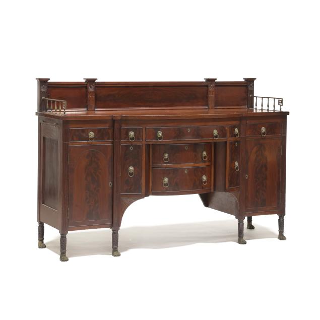 meier-and-hagen-american-late-classical-mahogany-sideboard