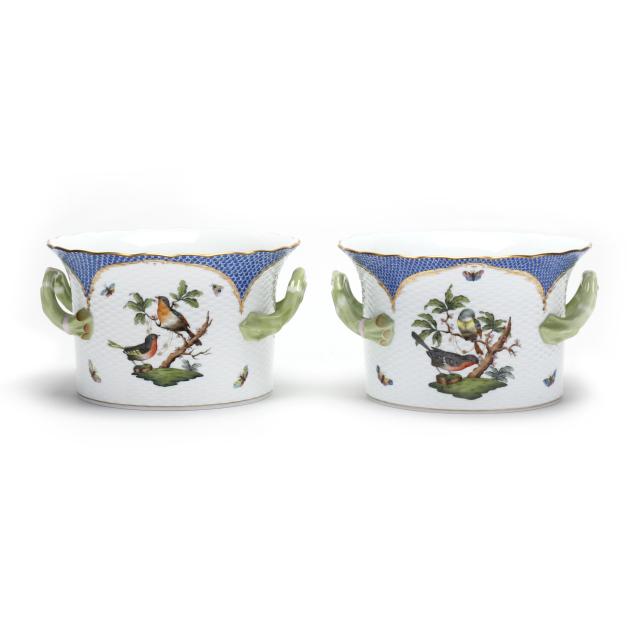 pair-of-herend-i-rothschild-bird-blue-border-i-cachepots