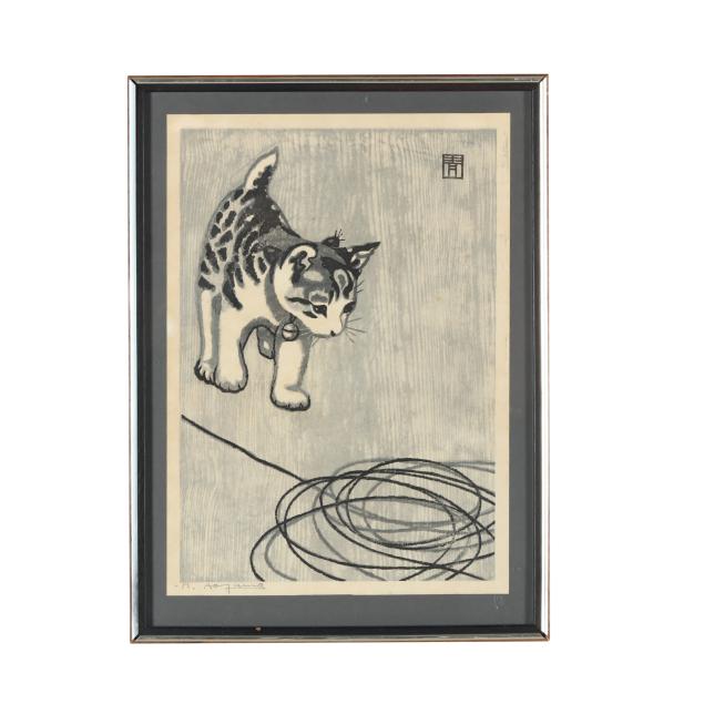 aoyama-masaharu-japanese-1893-1969-i-kitten-and-string-i