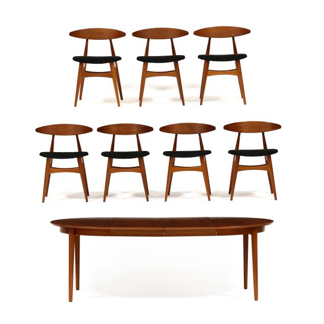 hans-wegner-denmark-1914-2007-teak-dining-table-and-seven-chairs