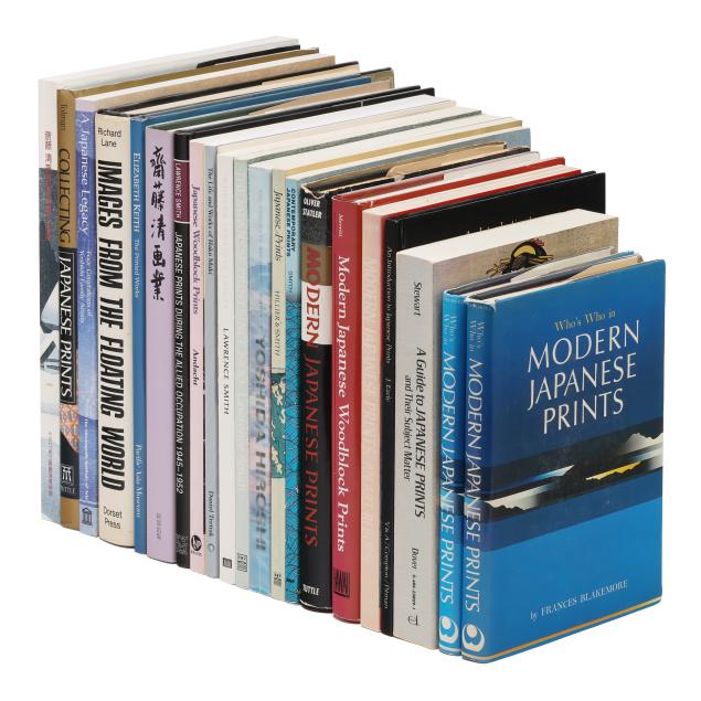 a-group-of-21-japanese-woodblock-print-reference-books