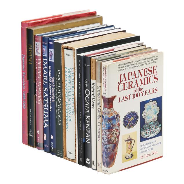 a-group-of-13-japanese-pottery-art-reference-books